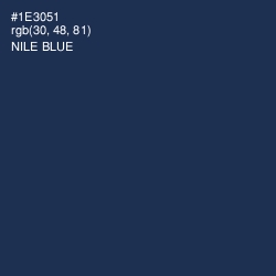 #1E3051 - Nile Blue Color Image